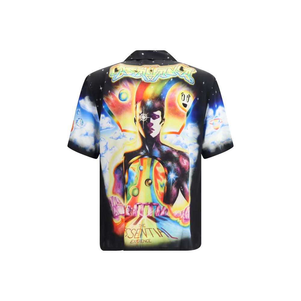 Multicolor Silk Pattern Shirt - TIZZIL