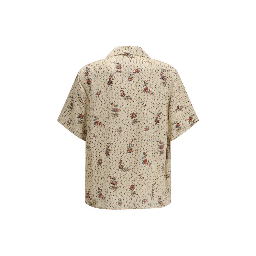 Multicolor Silk Pattern Shirt - TIZZIL