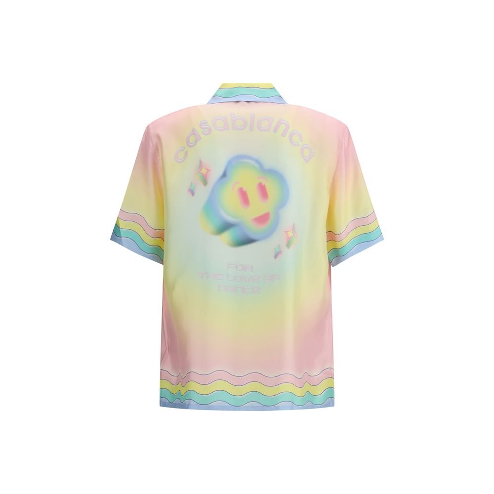 Multicolor Silk Pattern Shirt - TIZZIL