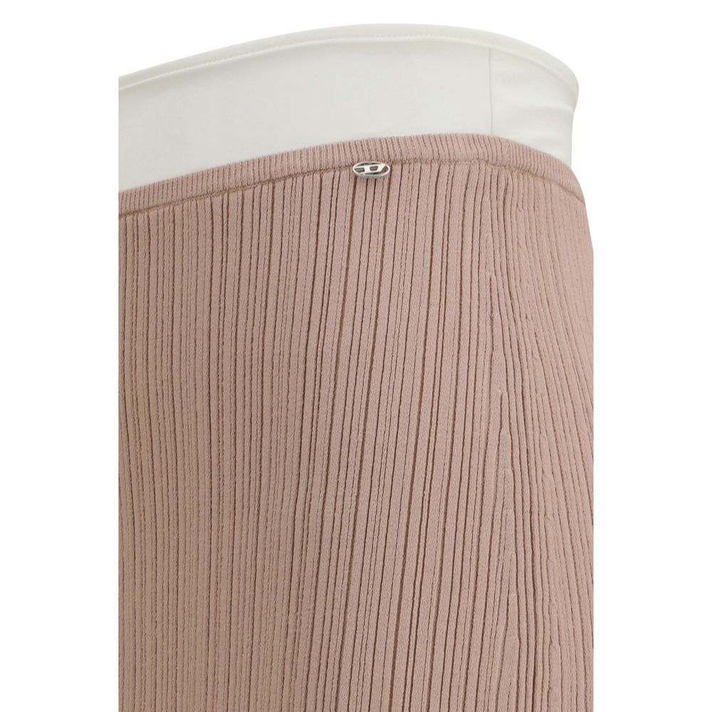 Multicolor Viscose Midi Skirt - TIZZIL