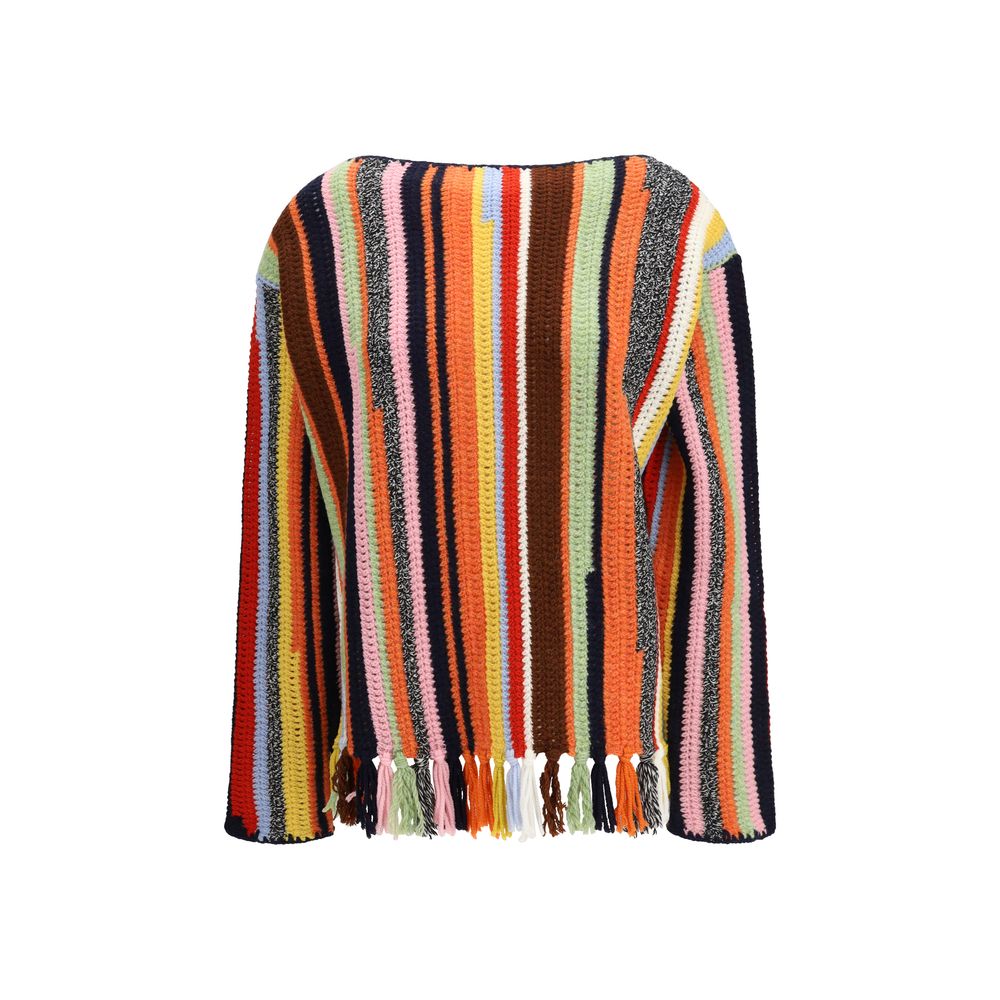 Multicolor Wool Sweatshirt - TIZZIL