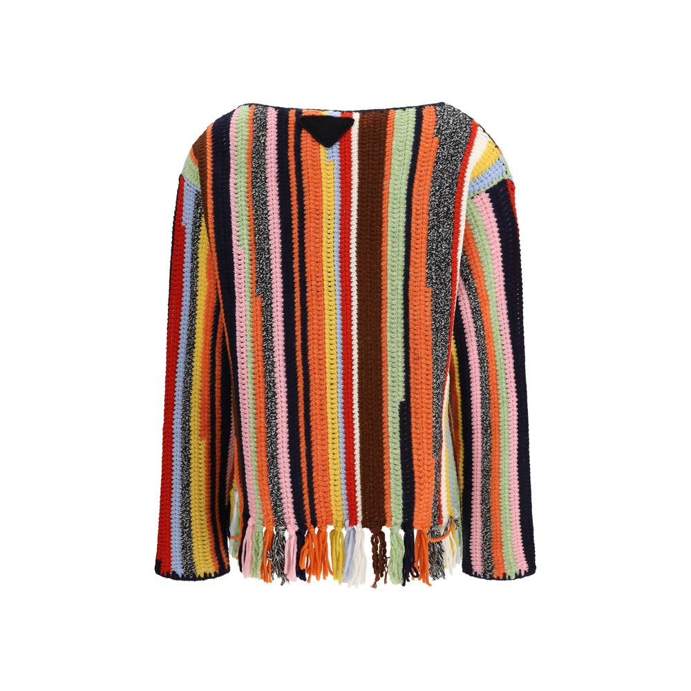Multicolor Wool Sweatshirt - TIZZIL