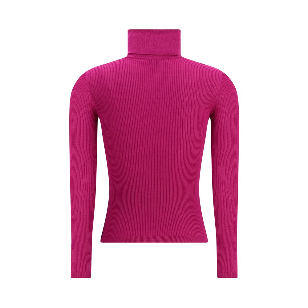 Multicolor Wool Turtleneck - TIZZIL