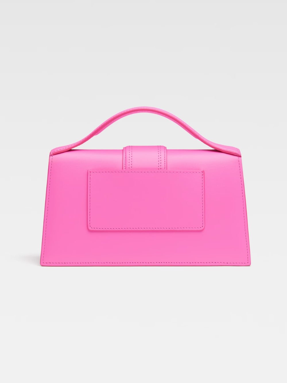 Neon Pink Leather Le Grand Bambino Handbag - TIZZIL
