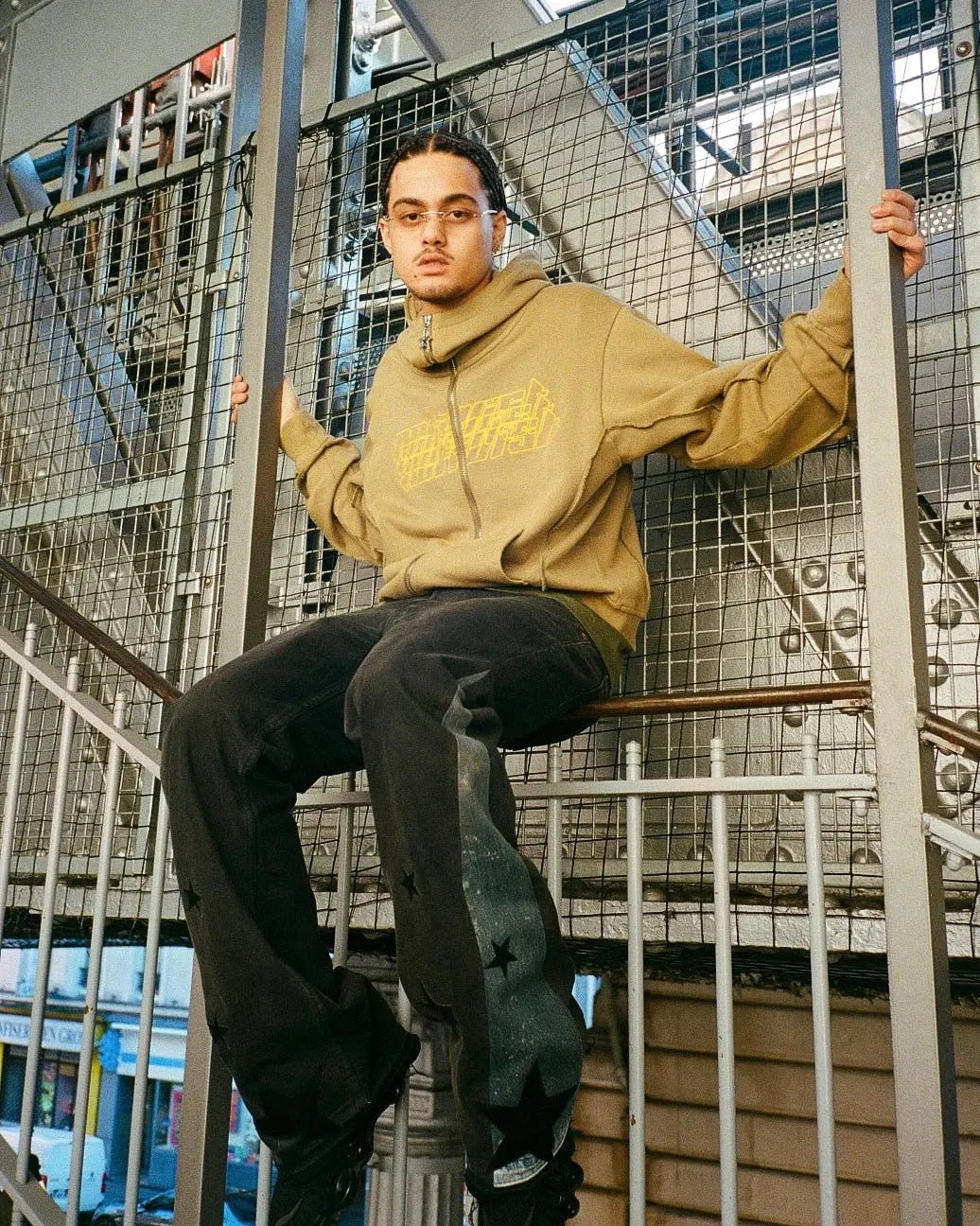 NINJA HOOD ZIP UP HOODIE - TIZZIL