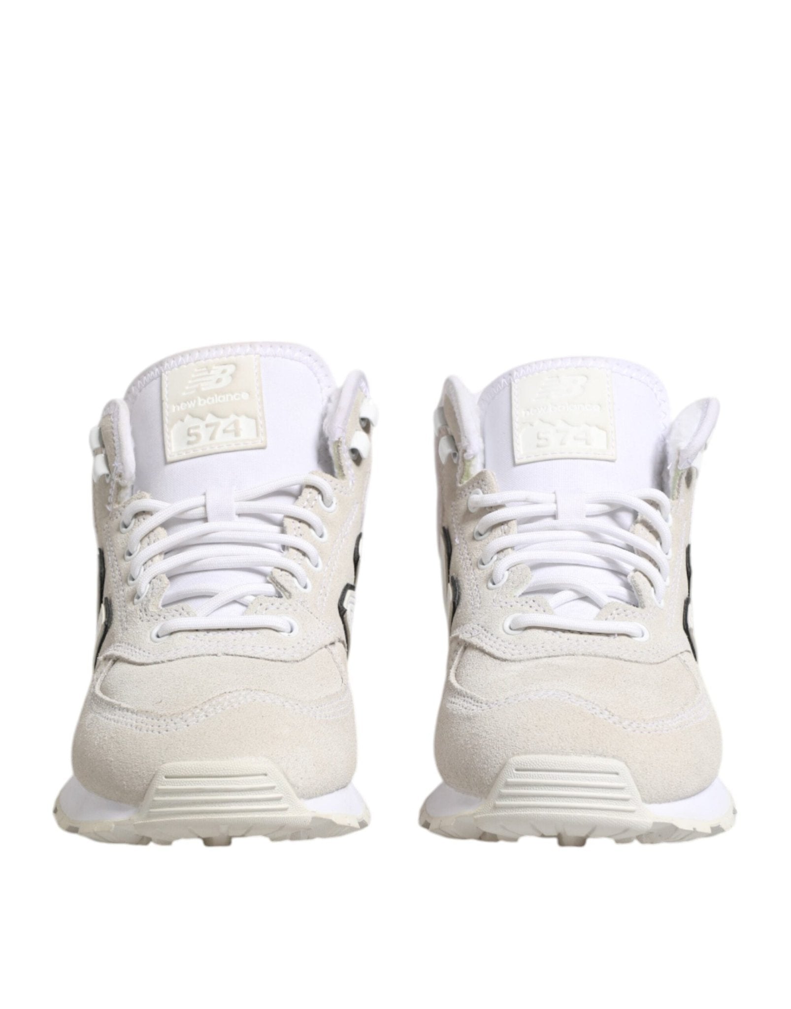 Off White Suede Sneakers Shoes - TIZZIL