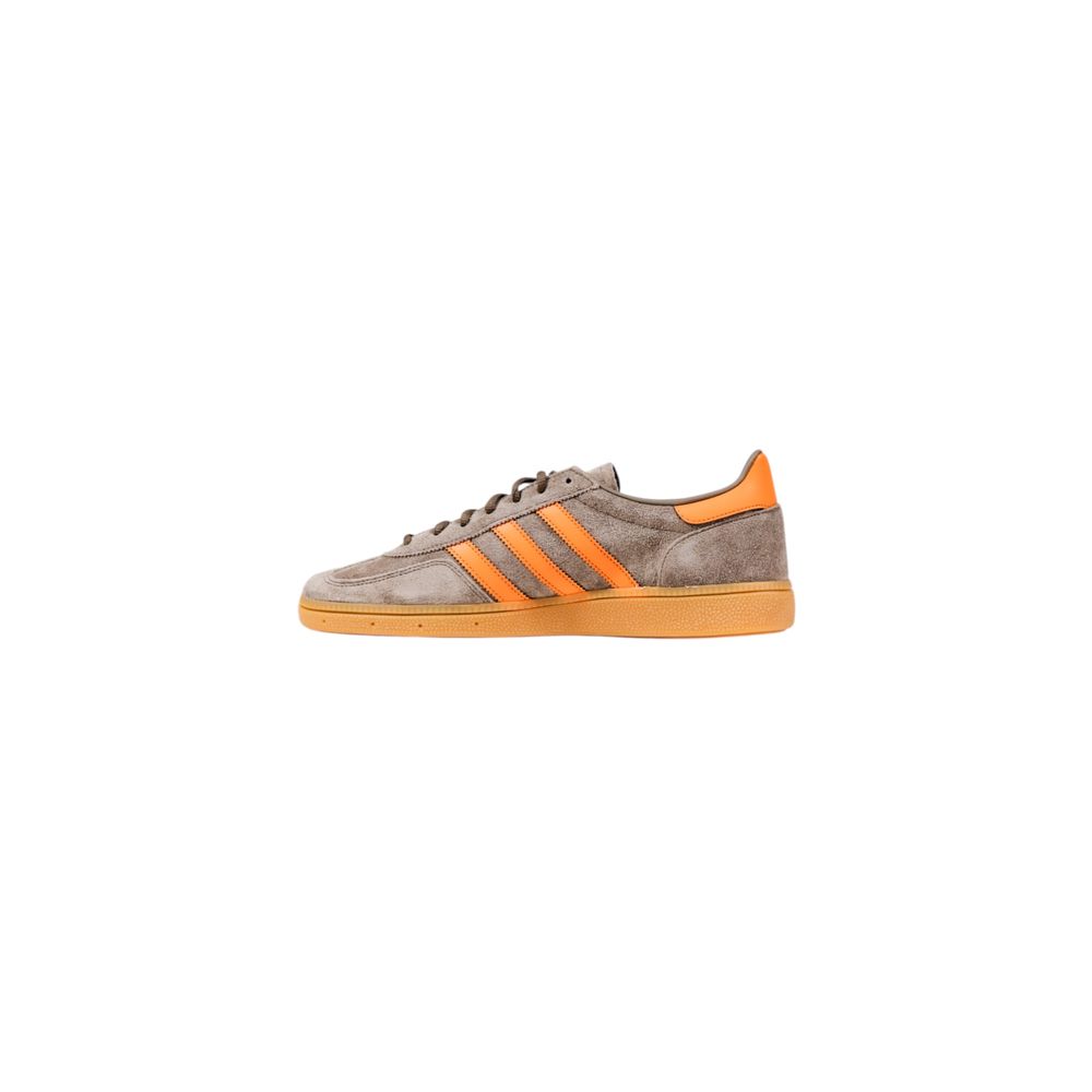 Orange Suede Leather Low Top Sneakers - TIZZIL