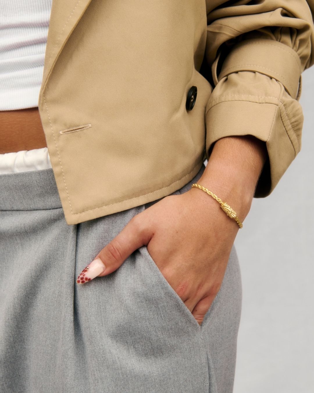 Otak Bracelet - Gold - TIZZIL