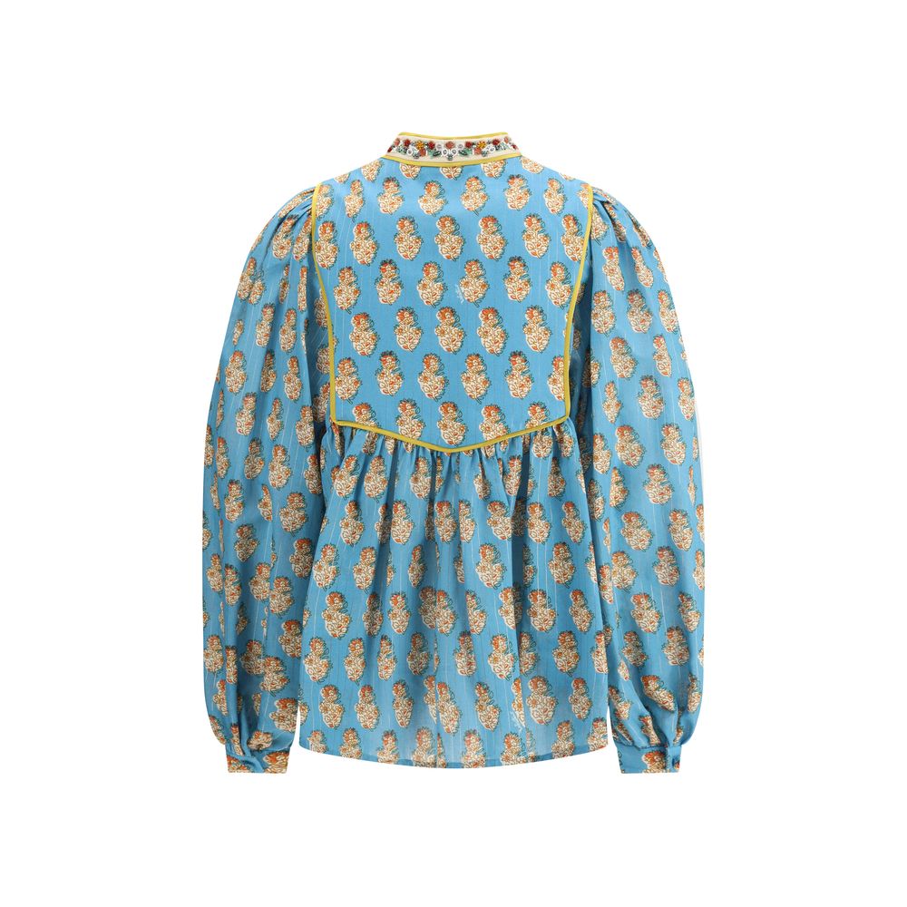 Petales D'Amour print Blouse - TIZZIL