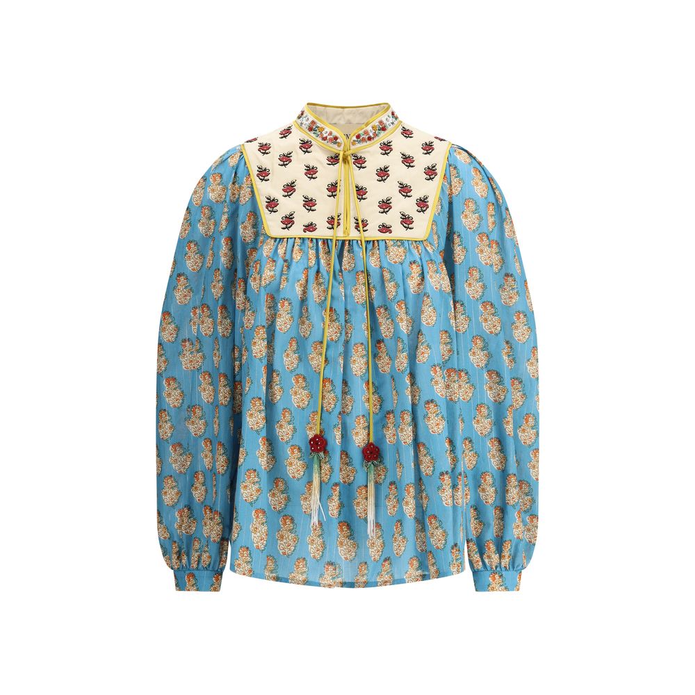 Petales D'Amour print Blouse - TIZZIL