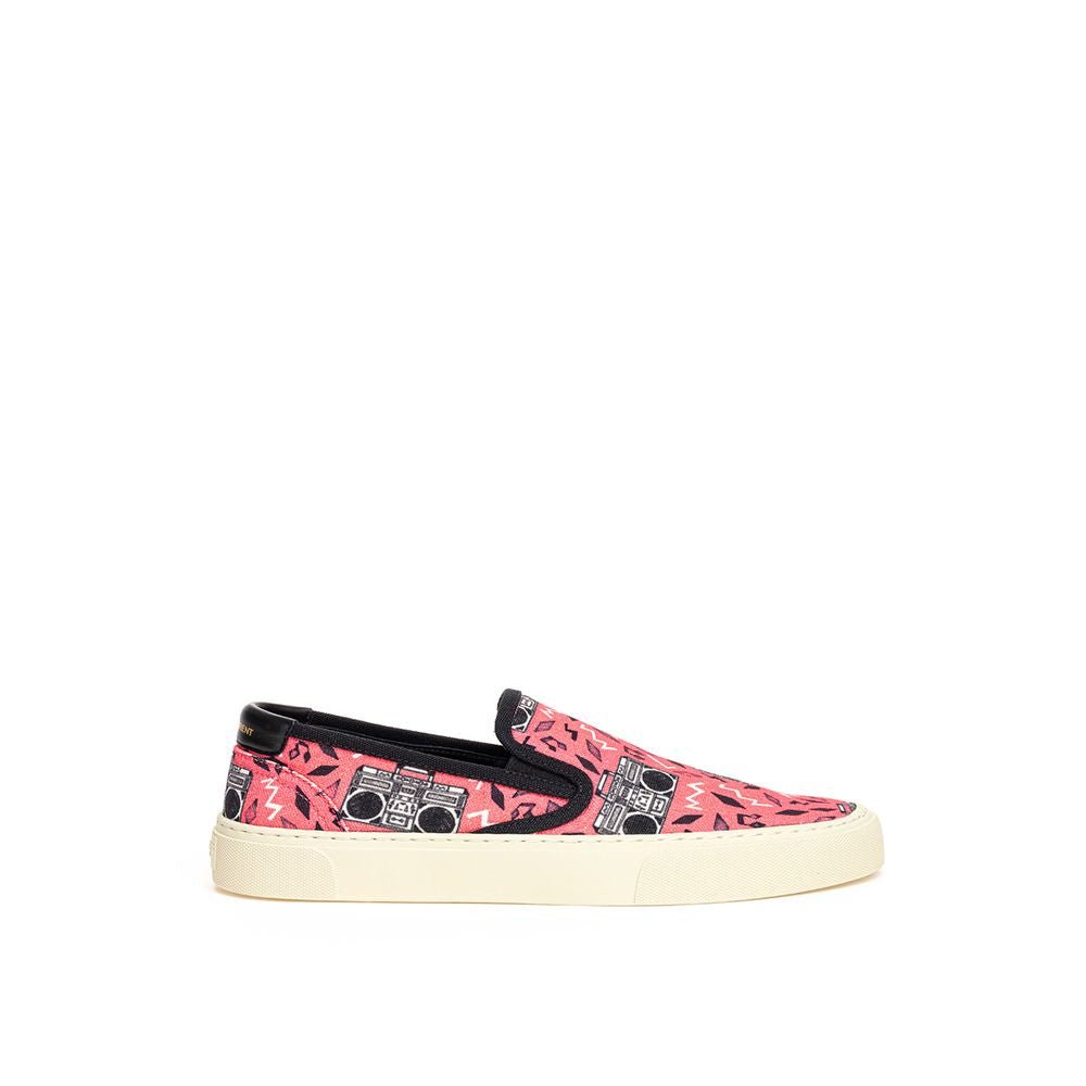 Pink Cotton Platform Sneakers - TIZZIL