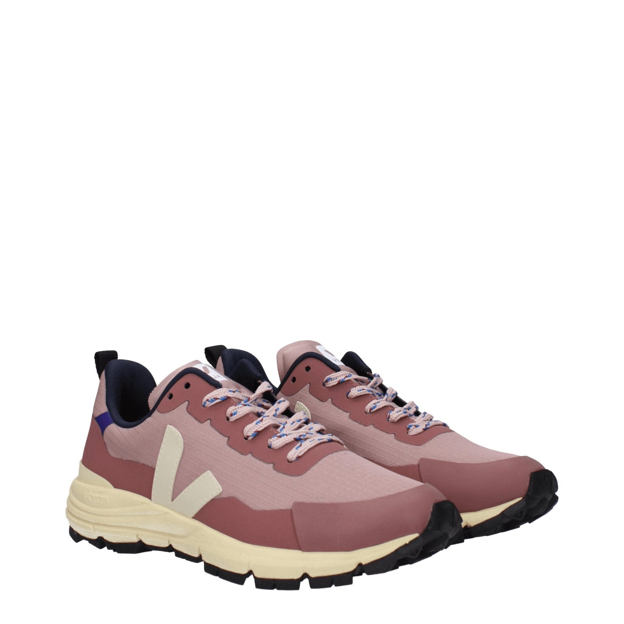 Pink Fabric Athletic Sneakers - TIZZIL