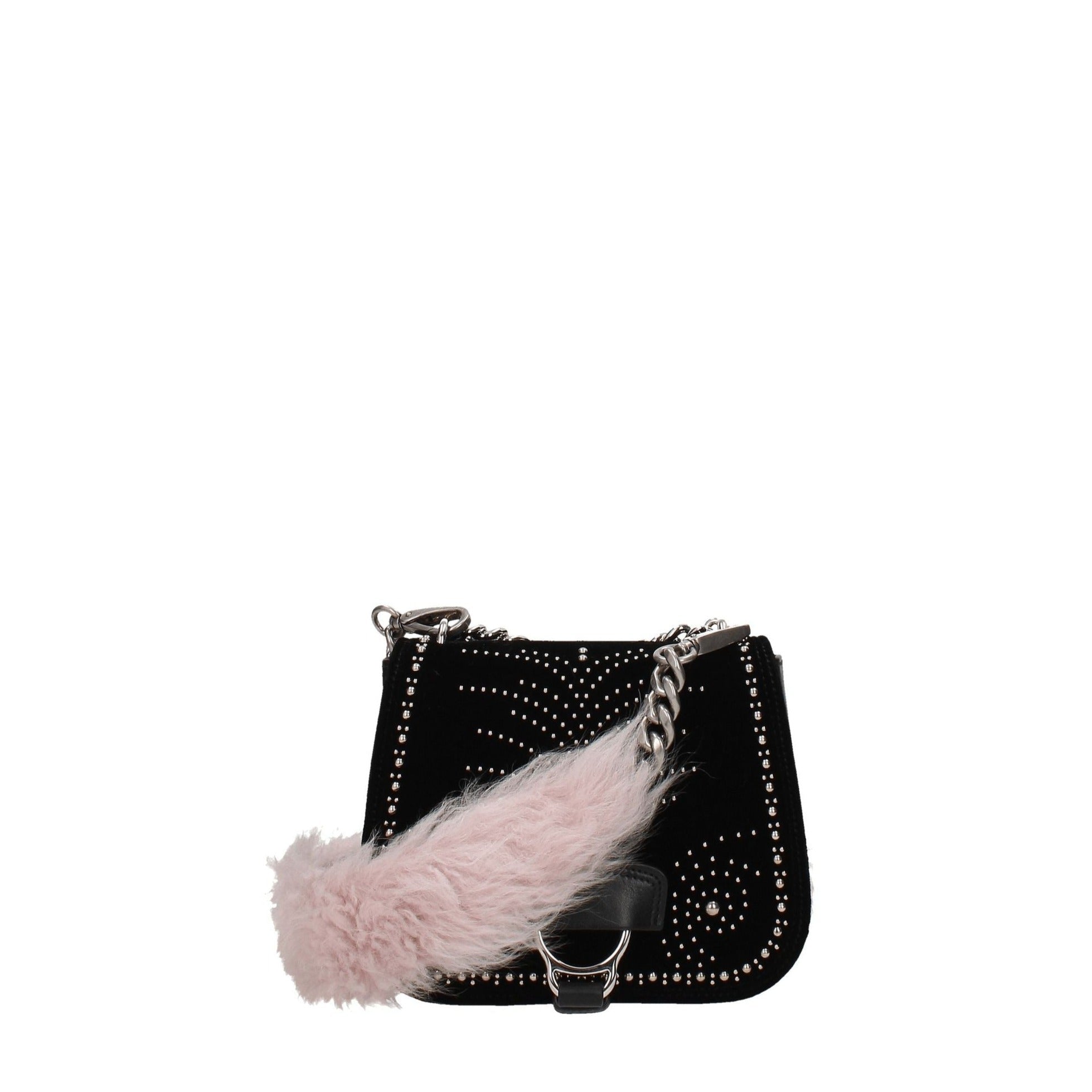 Pink Fur Shoulder Bag - TIZZIL