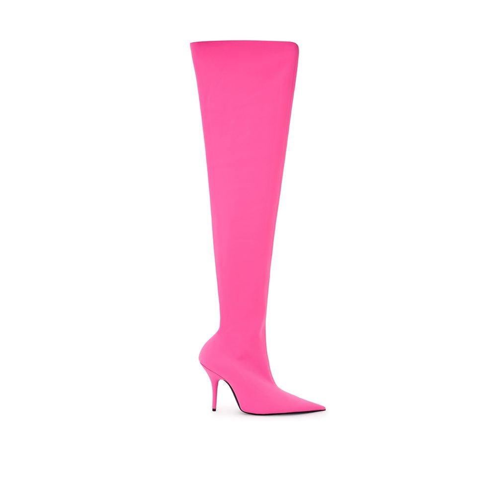 Pink Polyester Boot - TIZZIL