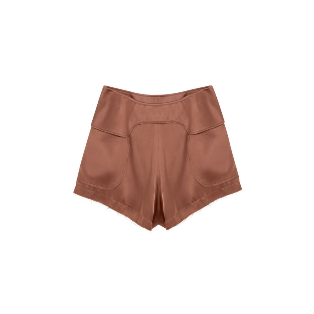 Pink Viscose Shorts - TIZZIL