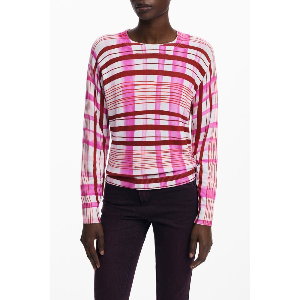 Pink Viscose Sweater - TIZZIL