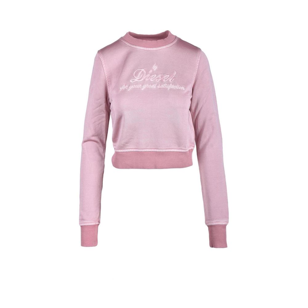 Pink Viscose Sweatshirt - TIZZIL