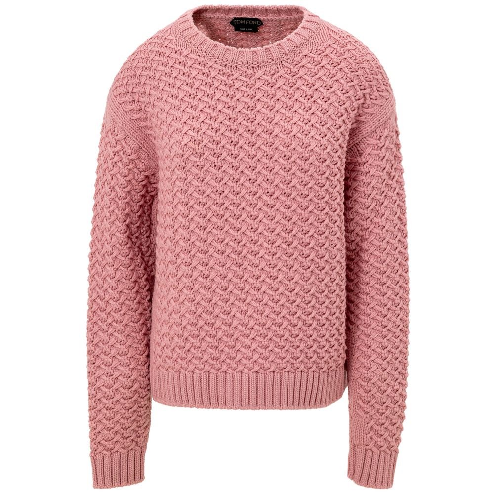 Pink Wool Sweatshirt - TIZZIL