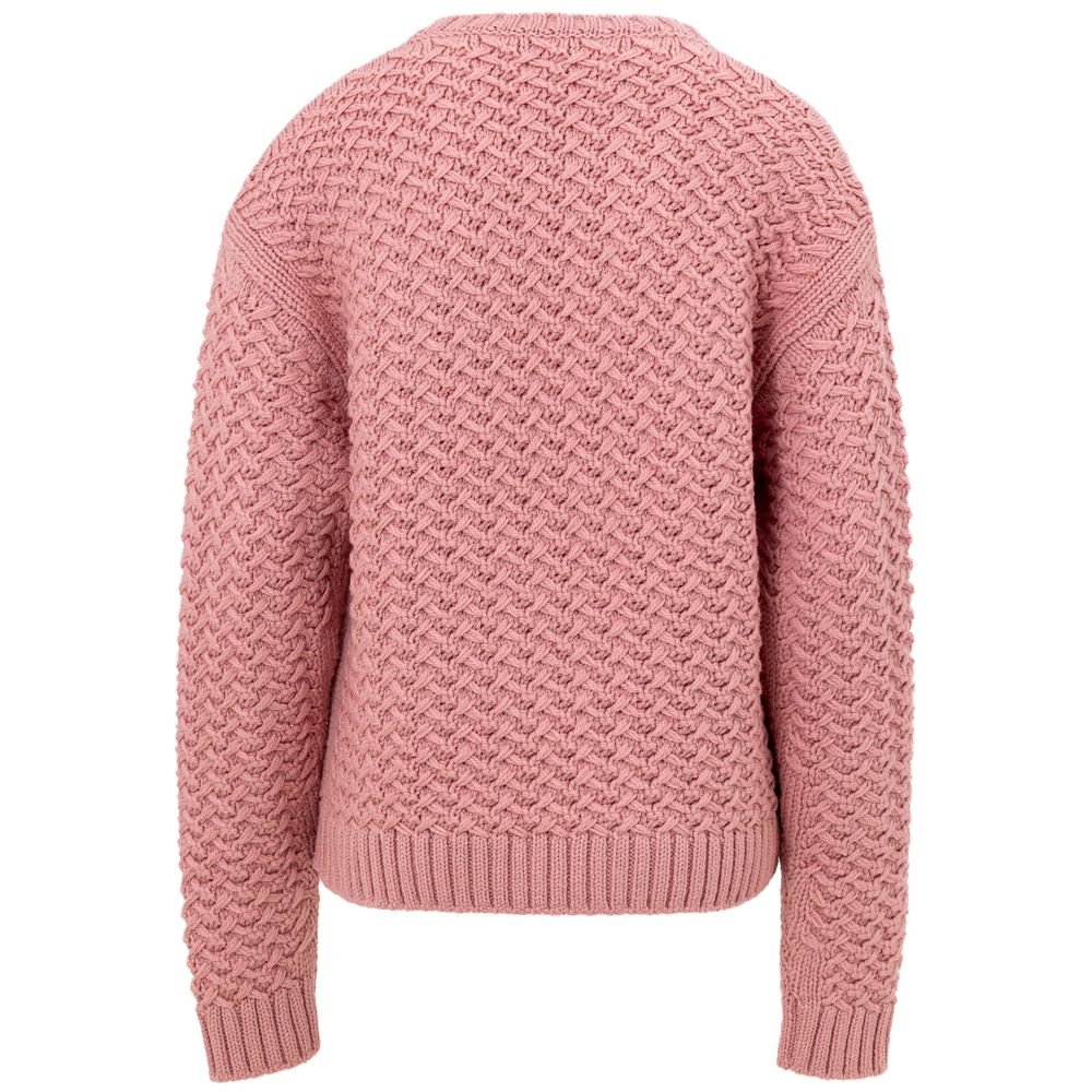 Pink Wool Sweatshirt - TIZZIL