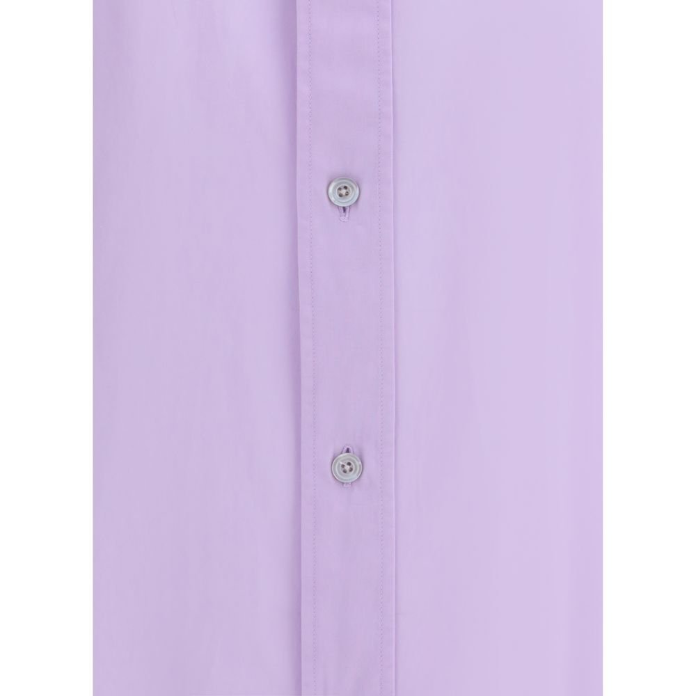 Purple Cotton Dress Shirt - TIZZIL