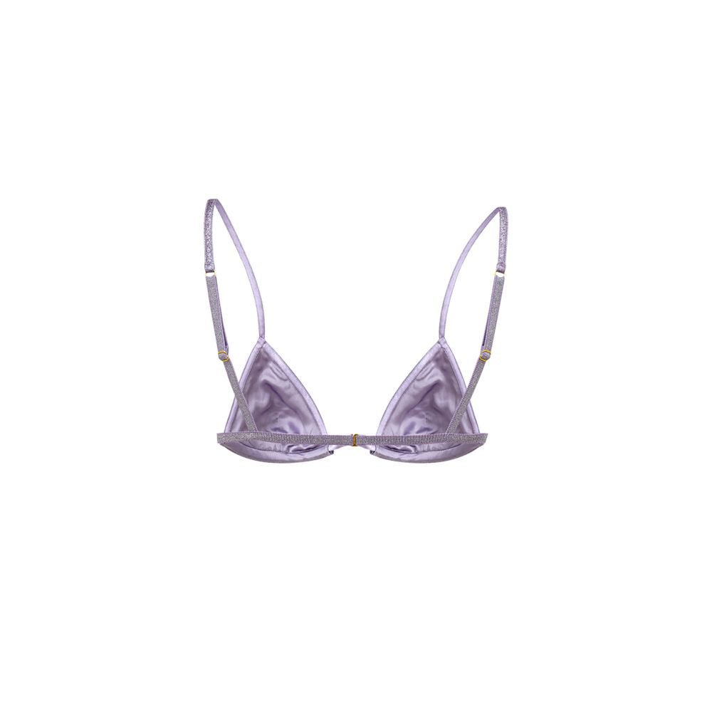 Purple Polyamide Bra - TIZZIL