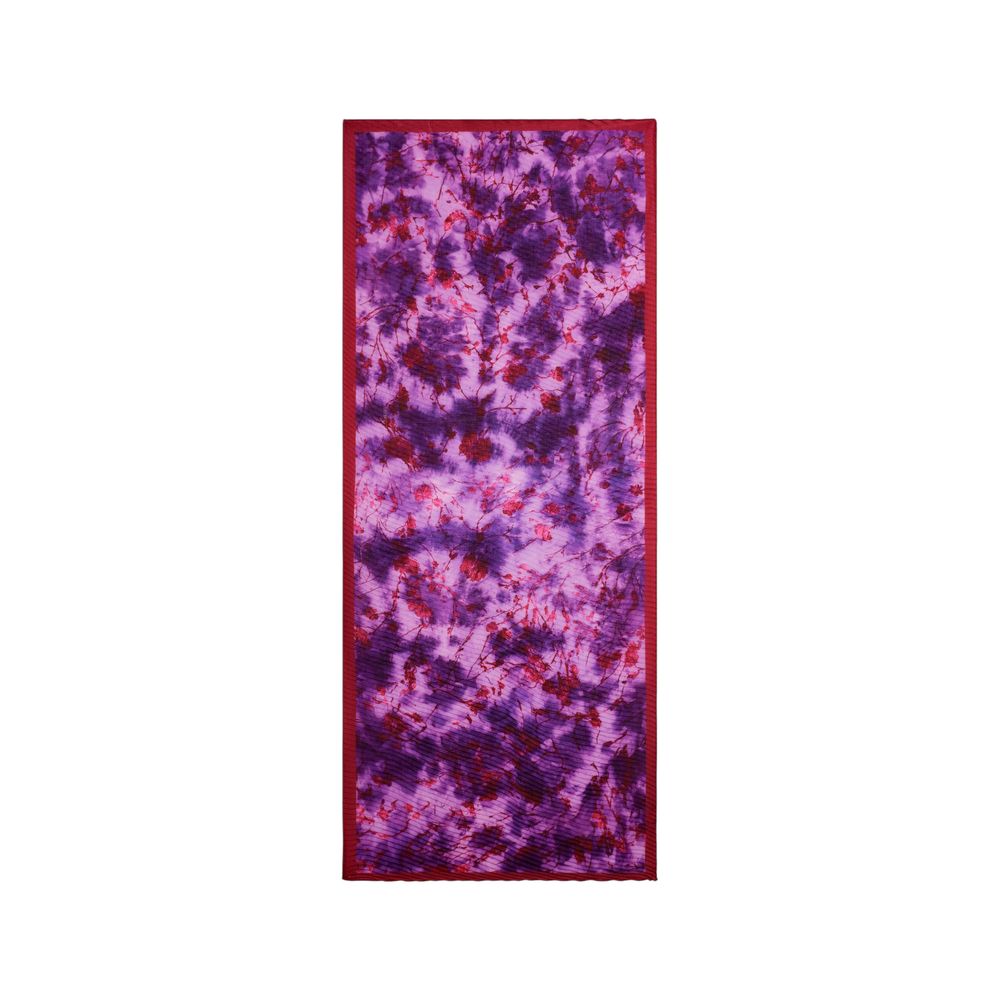 Purple Polyester Foulard - TIZZIL