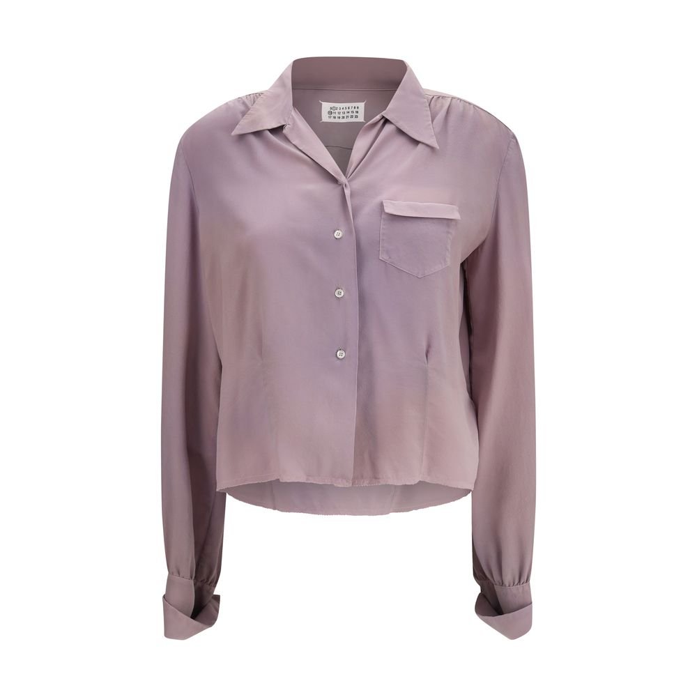 Purple Silk Dress Shirt - TIZZIL