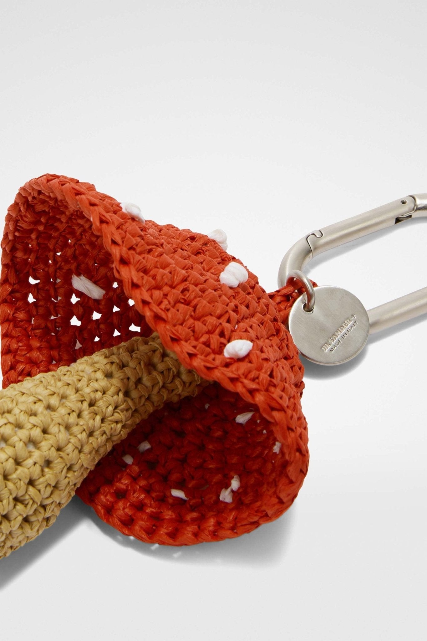 Red Fibres Keychain - TIZZIL