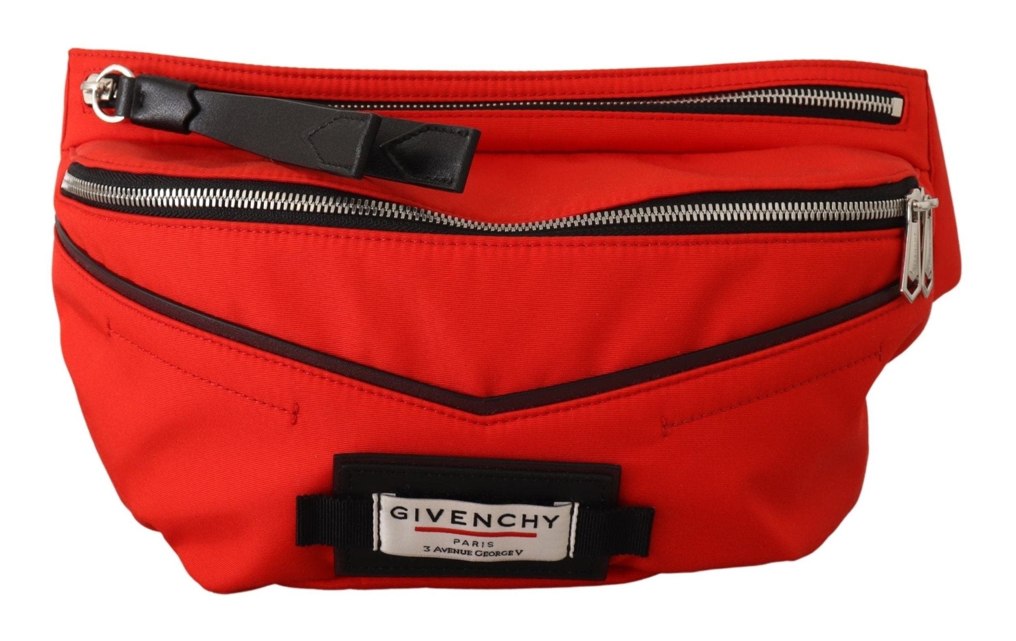 Red Polyamide Downtown Large Bum Belt Bag - TIZZIL