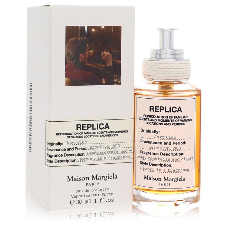 Replica Jazz Club Eau De Toilette Spray By Maison Margiela - Size: 30 ml Eau De Toilette Spray - TIZZIL