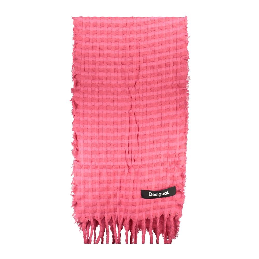 Rosa Poliammide Women Scarf - TIZZIL