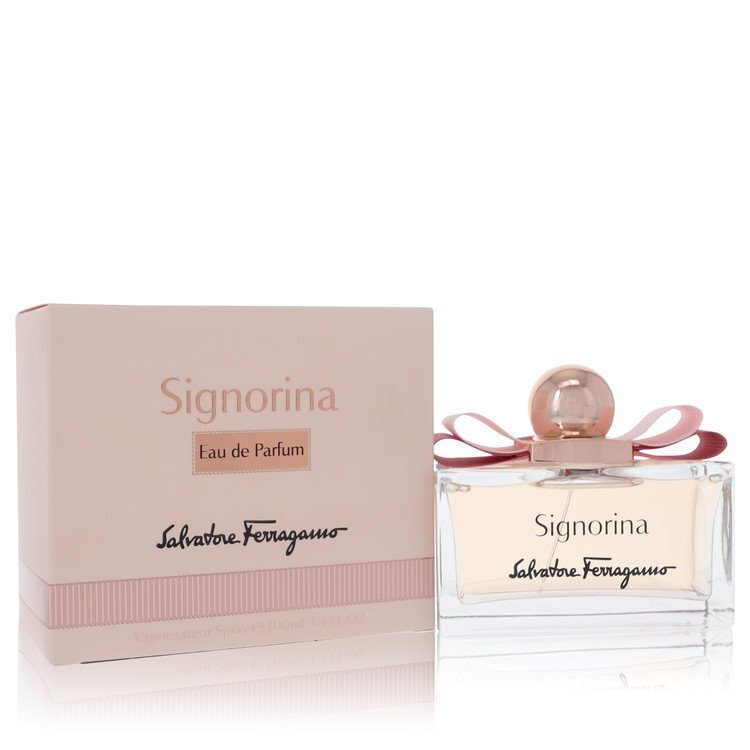 Signorina Eau De Parfum Spray By Salvatore Ferragamo - Size: 100 ml Eau De Parfum Spray - TIZZIL