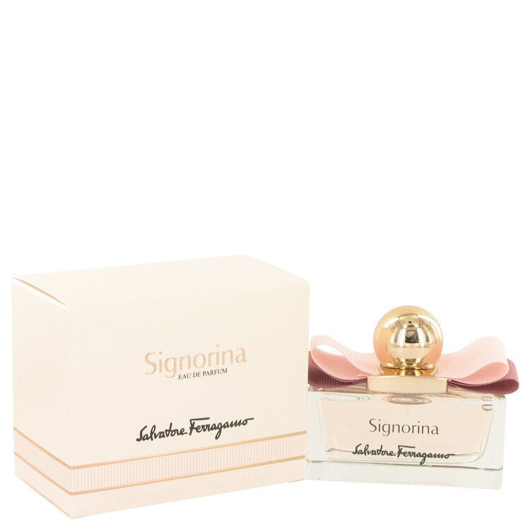 Signorina Eau De Parfum Spray By Salvatore Ferragamo - Size: 50 ml Eau De Parfum Spray - TIZZIL