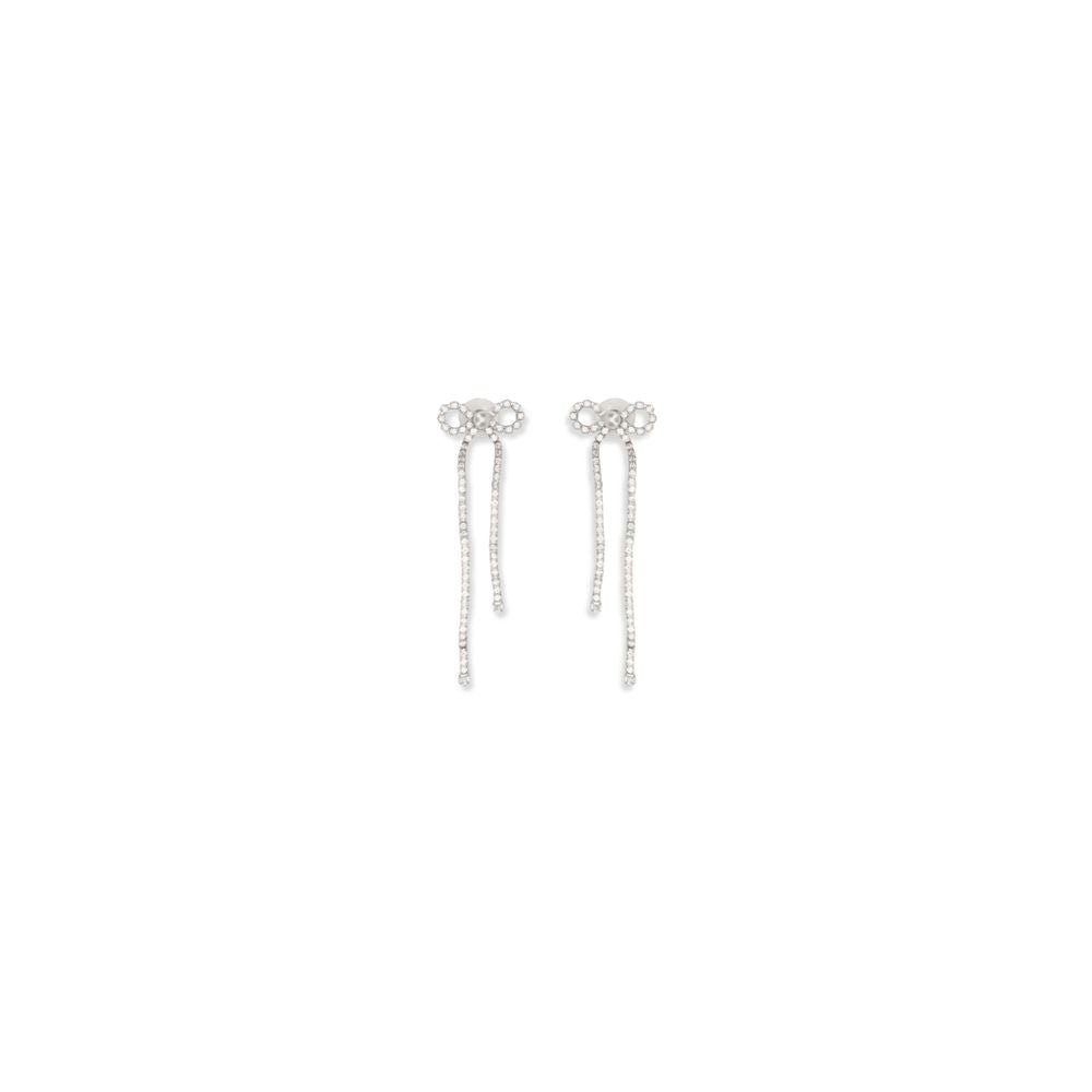 Silver Brass Earrings - TIZZIL