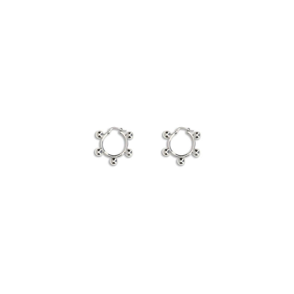 Silver Brass Earrings - TIZZIL