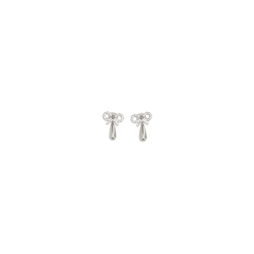 Silver Brass Earrings - TIZZIL