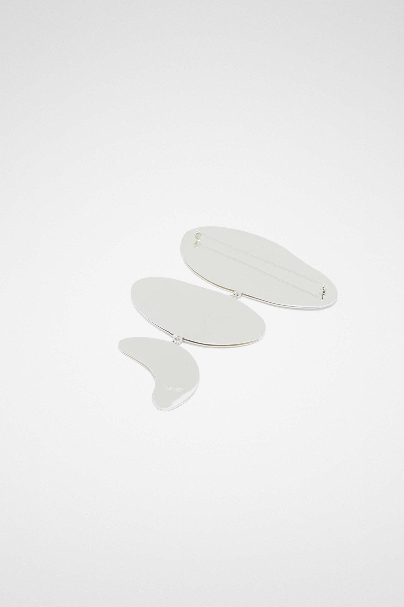 Silver Fibres Broch - TIZZIL