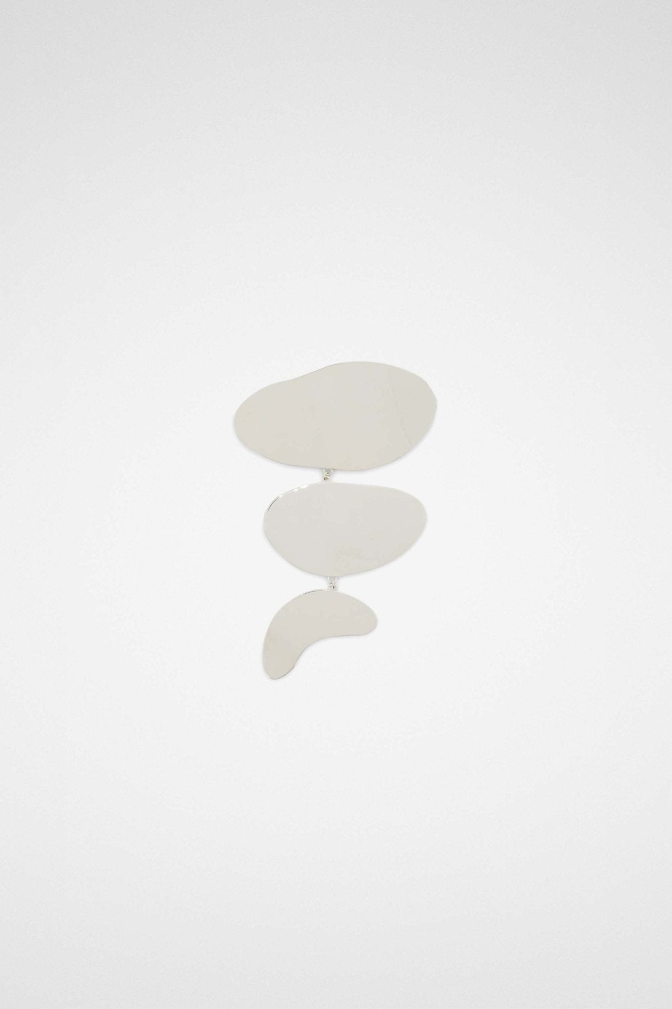 Silver Fibres Broch - TIZZIL