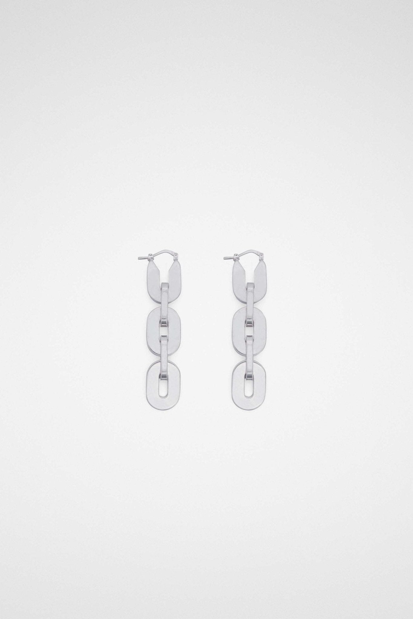 Silver Fibres Earrings - TIZZIL