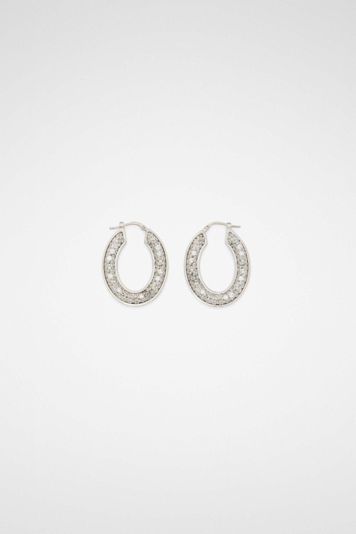Silver Fibres Earrings - TIZZIL