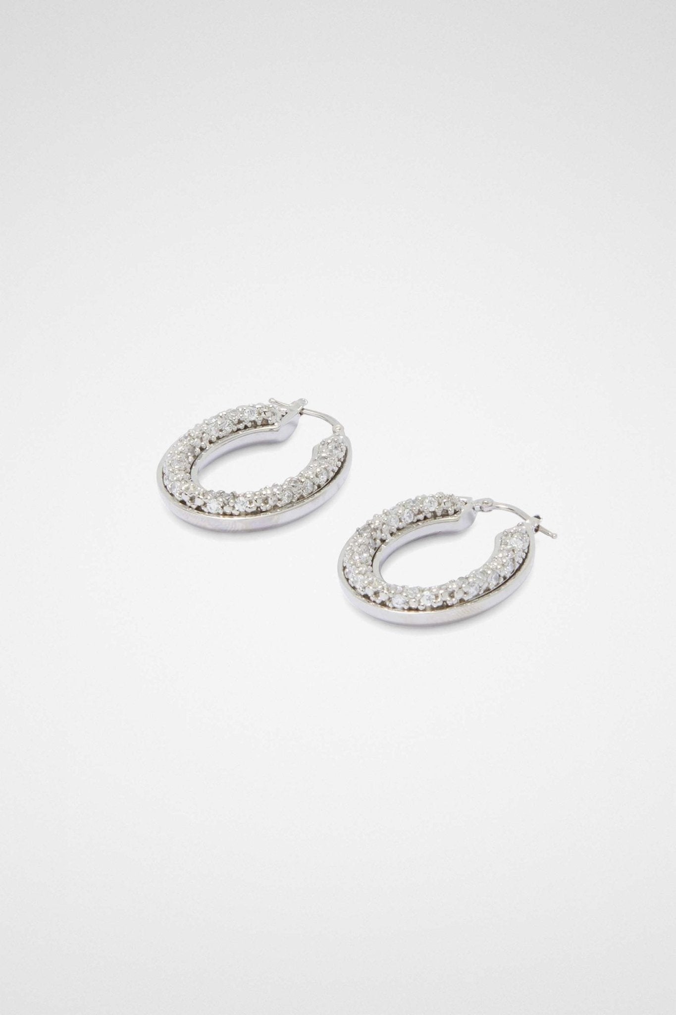 Silver Fibres Earrings - TIZZIL