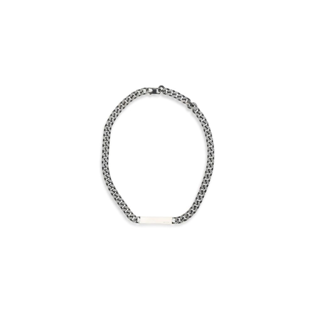 Silver Metal Necklace - TIZZIL