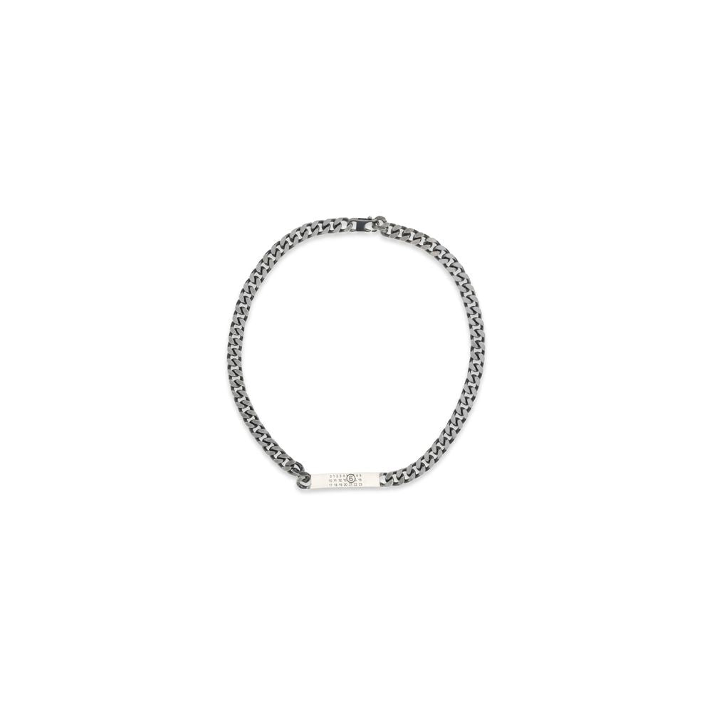 Silver Metal Necklace - TIZZIL