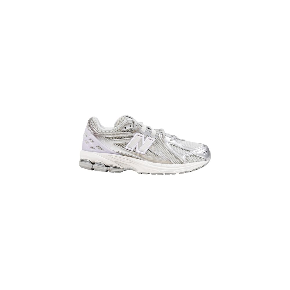 Silver Synthetic Athletic Sneakers - TIZZIL