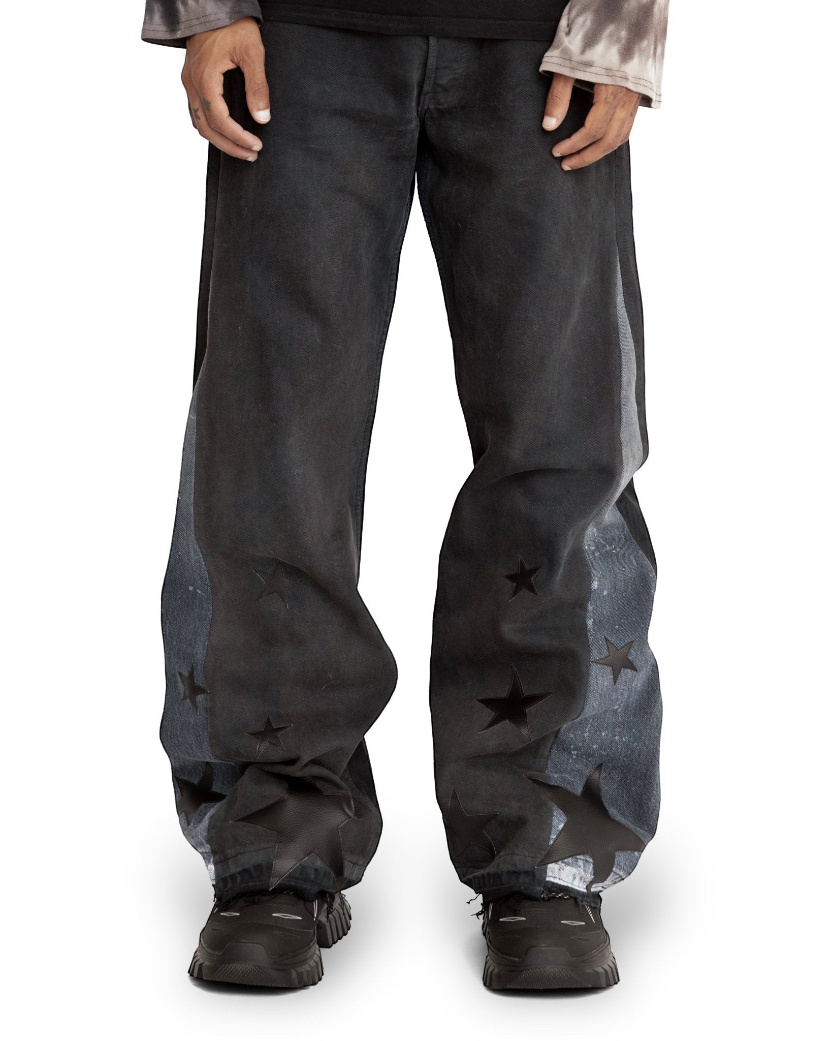 Star Denim Pants - TIZZIL