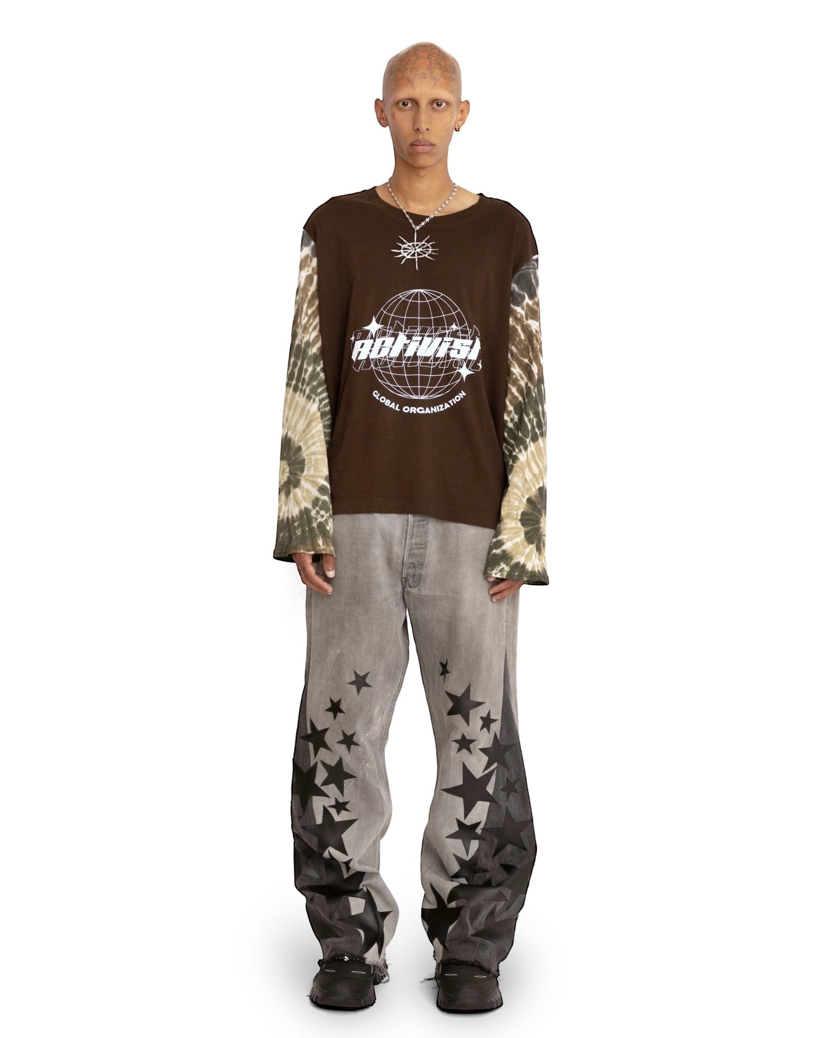 STAR SHOWER DENIM PANTS - TIZZIL