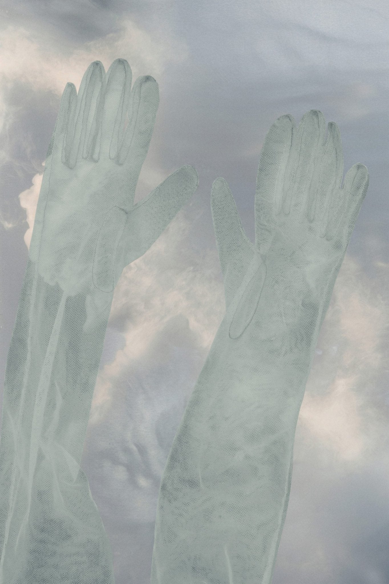 Turquoise Fibres Gloves - TIZZIL