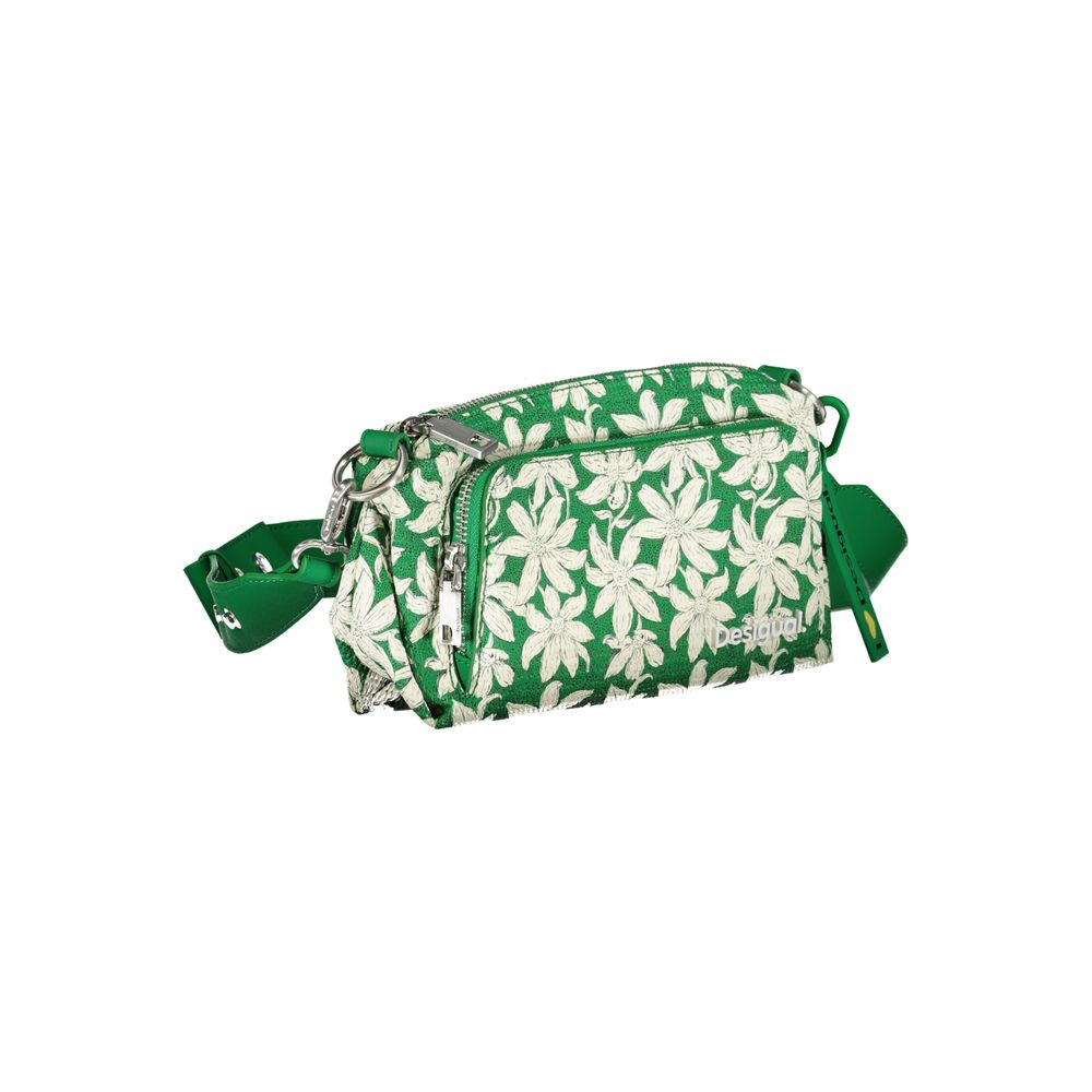 Verde Polyurethane Woman Shoulder Bag - TIZZIL