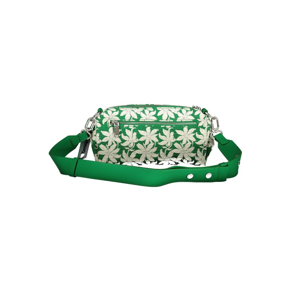 Verde Polyurethane Woman Shoulder Bag - TIZZIL