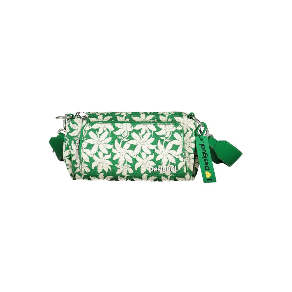 Verde Polyurethane Woman Shoulder Bag - TIZZIL